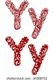 floral letter