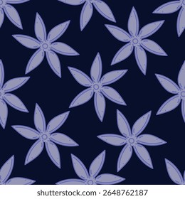 Padrão de liberdade floral. Design floral moderno perfeito para moda e decoração