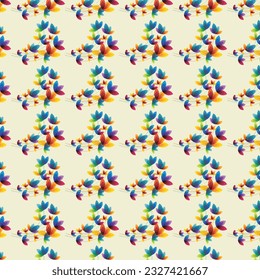Floral liberty pattern. Plant background for fashion, tapestries, prints. Modern floral design perfect for fashion and decoration