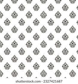 Floral liberty pattern. Plant background for fashion, tapestries, prints. Modern floral design perfect for fashion and decoration