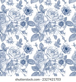 Floral liberty pattern. Plant background for fashion, tapestries, prints. Modern floral design perfect for fashion and decoration