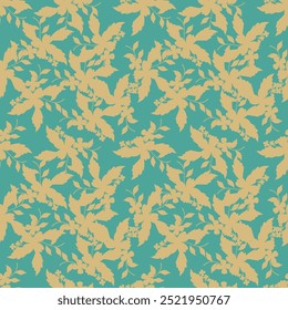 Patrón de libertad floral. Fondo de planta para la moda, tapices, estampados. Diseño floral moderno perfecto para moda y decoración