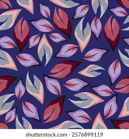 Floral liberty pattern. Plant background for fashion, tapestries, prints. Modern floral design perfect for fashion and decoration