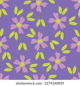 Floral liberty pattern. Plant background for fashion, tapestries, prints. Modern floral design perfect for fashion and decoration