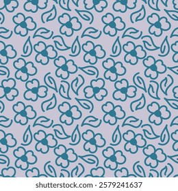 Floral liberty pattern. Plant background for fashion, tapestries, prints. Modern floral design perfect for fashion and decoration