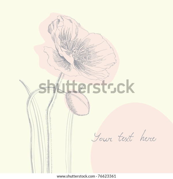 Floral light background