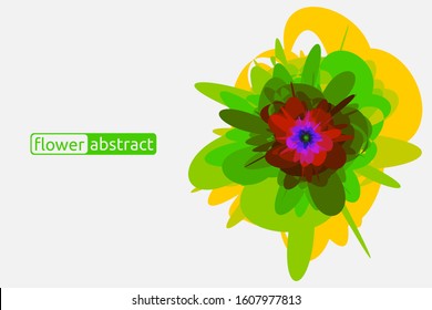floral light gradient texture abstract vector display