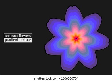 floral light texture abstract display