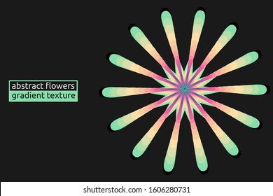 floral light texture abstract display