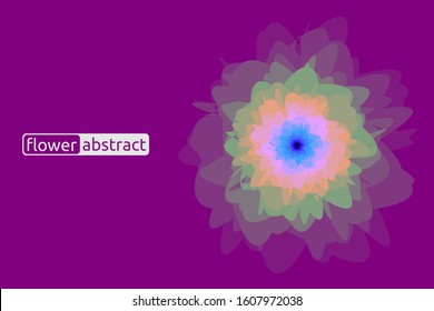 floral light texture abstract vector display