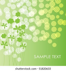 Floral light. Vector background