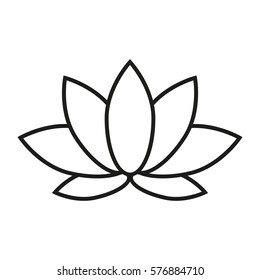 Floral lily logo