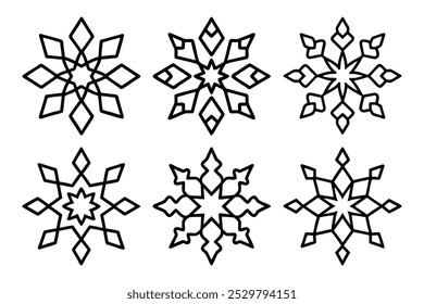 floral line art mandala design