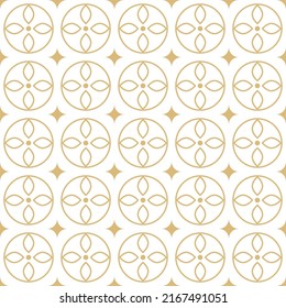 Floral line pattern. Abstract Floral Tiles Vector Pattern. Geometric texture. Repeating background.