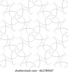 Seamless Pattern Overlapping Circles Vector Stock Vector (Royalty Free ...