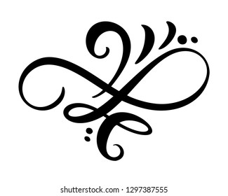 Floral lines filigree design elements. Vector vintage line elegant dividers and separators, swirls and corners decorative ornaments. Flourish curl elements for invitation or menu page illustration