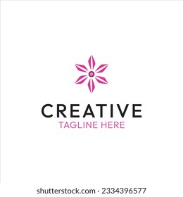 floral logo, abstract logo, creative logo, modern logo, branding 