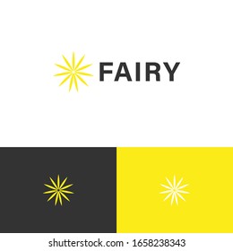 Concepto de logo de círculo floral, puede representar el sol o el verano. Vector para empresas. Eps 10 de moda