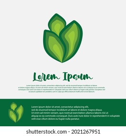 floral logo design template, suitable for beauty, women, and cosmetic brand icons