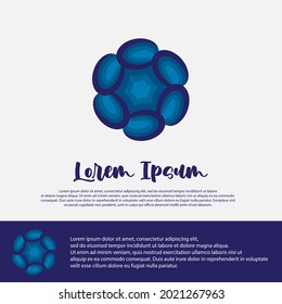 floral logo design template, suitable for beauty, women, and cosmetic brand icons