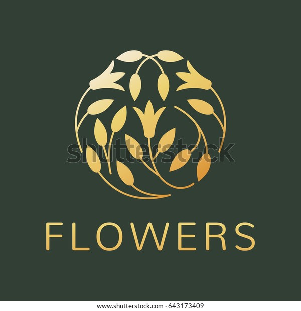 花柄のロゴ 花のアイコン 花の紋章 化粧品 スパ 美容サロン デコレーション ブティックロゴ 高級品 ビジネス ロイヤルジュエリー ホテルのロゴ 内部アイコン リゾートとレストランのロゴ のベクター画像素材 ロイヤリティフリー