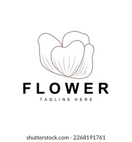 Floral Logo, Leaves And Flowers Botanical Garden Vector, Floral Design Of Life