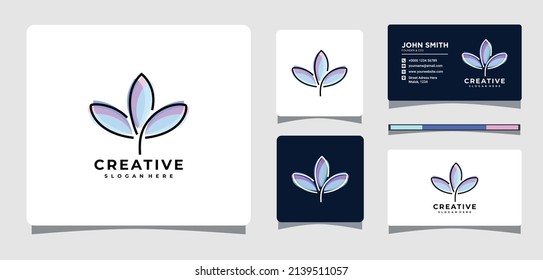 floral logo template design inspiration