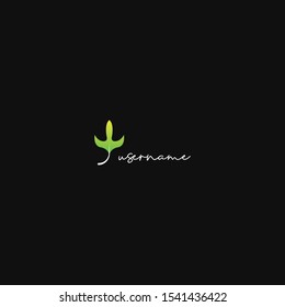 floral logo vector concept with awesome gradients, simple, and unique styles