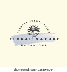 Floral Logo Vector Graphic Template