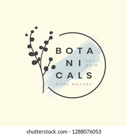 Floral Logo Vector Graphic Template
