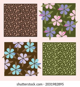 Floral luxury beauty and cute pattern
