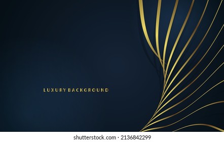 Floral luxury gold flower vector background. Golden element use for invitation wedding. Nature beauty glowing decor design.