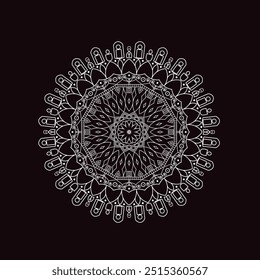 Floral luxury mandala art. It is vector artwork. Use for any creative designs purpose.

