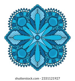 Floral luxury vector mandala background