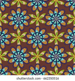 Floral mandala background