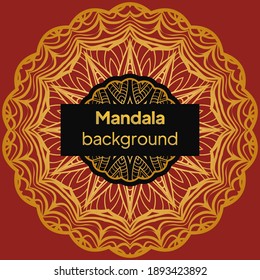 Floral mandala design elements. Vector illustration