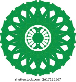 Floral Mandala Design for Graphics 