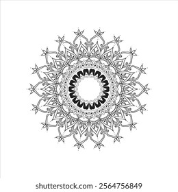 Floral Mandala design Vector Illustration