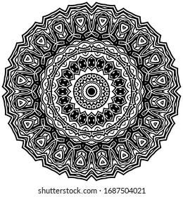 Floral mandala design. Wedding invitation, thank you card, save card, baby shower. Vector illustration