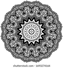 Floral mandala design. Wedding invitation, thank you card, save card, baby shower. Vector illustration