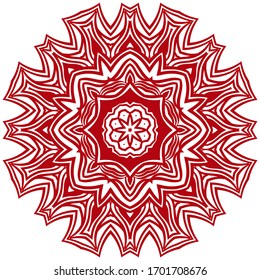 Floral mandala design. Wedding invitation, thank you card, save card, baby shower. Vector illustration