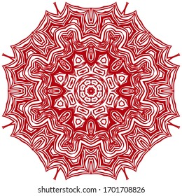 Floral mandala design. Wedding invitation, thank you card, save card, baby shower. Vector illustration