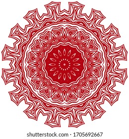 Floral mandala design. Wedding invitation, thank you card, save card, baby shower. Vector illustration