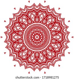 Floral mandala design. Wedding invitation, thank you card, save card, baby shower. Vector illustration