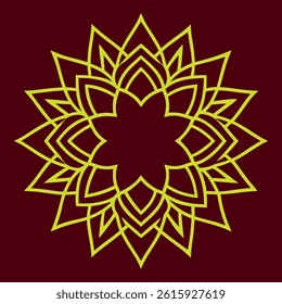 Floral Mandala Designs: Vibrant Geometric Pattern Illustrations