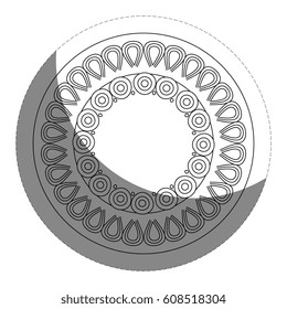 floral mandala icon