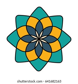 Floral Mandala Icon