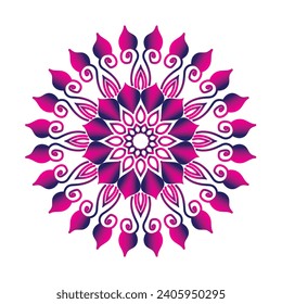 Floral mandala Ornament Pattern design vector illustration