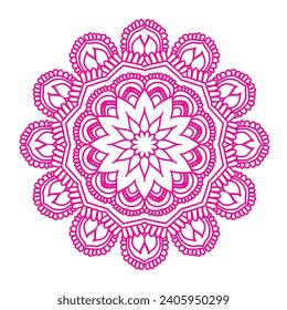 Floral mandala Ornament Pattern design vector illustration