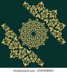 Floral Mandala page design Premium Vector of Illustration
